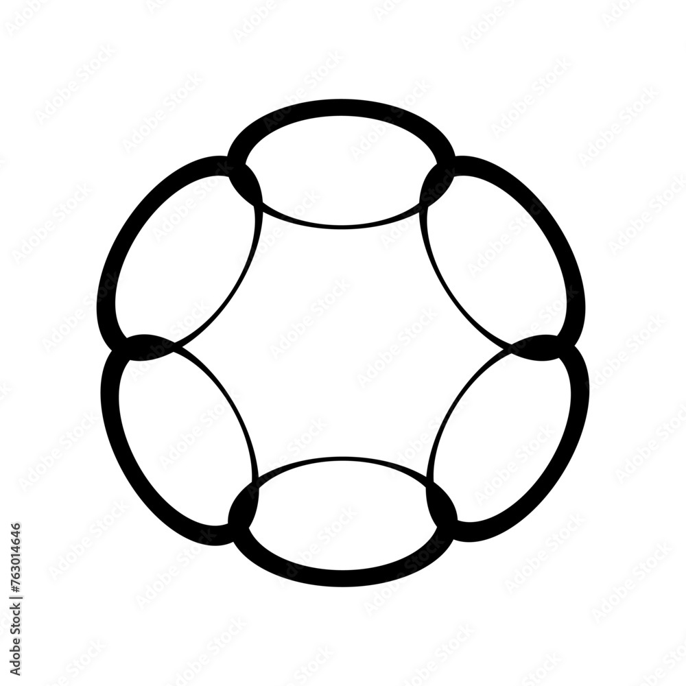 Poster abstract vector shapes elements transparent