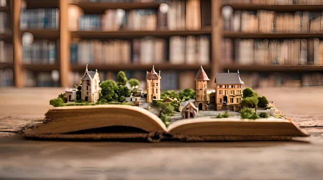 A World in Miniature, A Tiny Town Comes to Life with Meticulous Detail