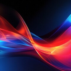 abstract digital background. dark blue and orange color