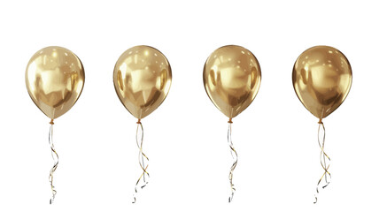 gold balloons with the words quot gold quot on them