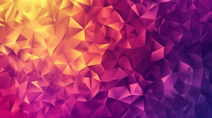 Dark Pink, Yellow vector polygon abstract backdrop. Creative illustration in halftone style with triangles. Brand new design for your business.