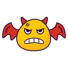 Fototapeta premium Emoji Character Clipart