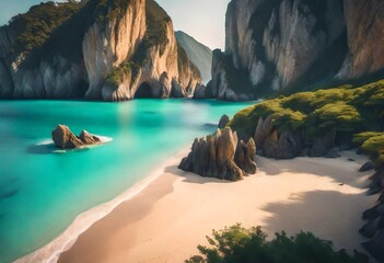 beach at sunset