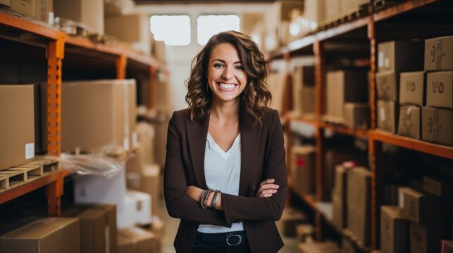 Entrepreneurial spirit drives business woman's dropshipping success.