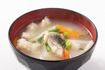 真鱈（マダラ）味噌汁