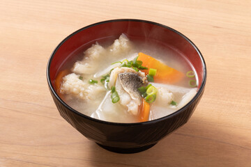 真鱈（マダラ）味噌汁