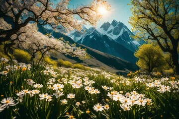 spring in the mountains