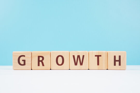 Growth Words of Encouragement Isolated Background