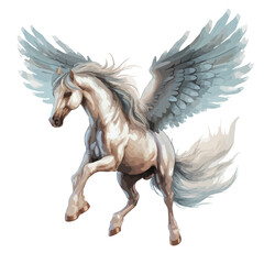 Pegasus Clipart clipart isolated on white background