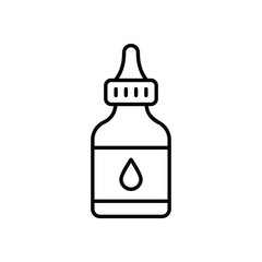 thin line Essential Oil vector icon
