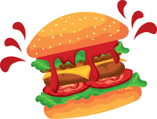 National Hamburger Day vector