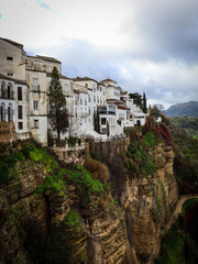 Obraz premium city by the cliff in Ronda Spain