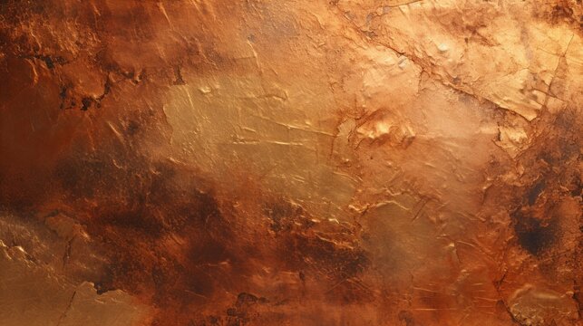 Rustic Copper Patina Texture Background