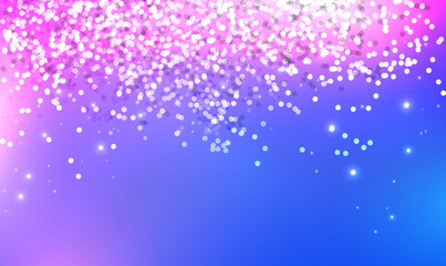 Fototapeta premium Falling glitter confetti background. Luxury vector background with shiny glitters sparkle. Brilliant glitter pattern, glossy lights print. Great for invitations, party, Christmas and birthday. Vector.