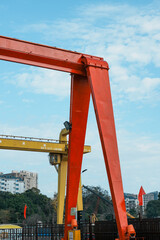 crane on a construction site