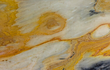 beige marble slab white brown yellow closeup texture