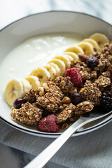 bowl of granola
