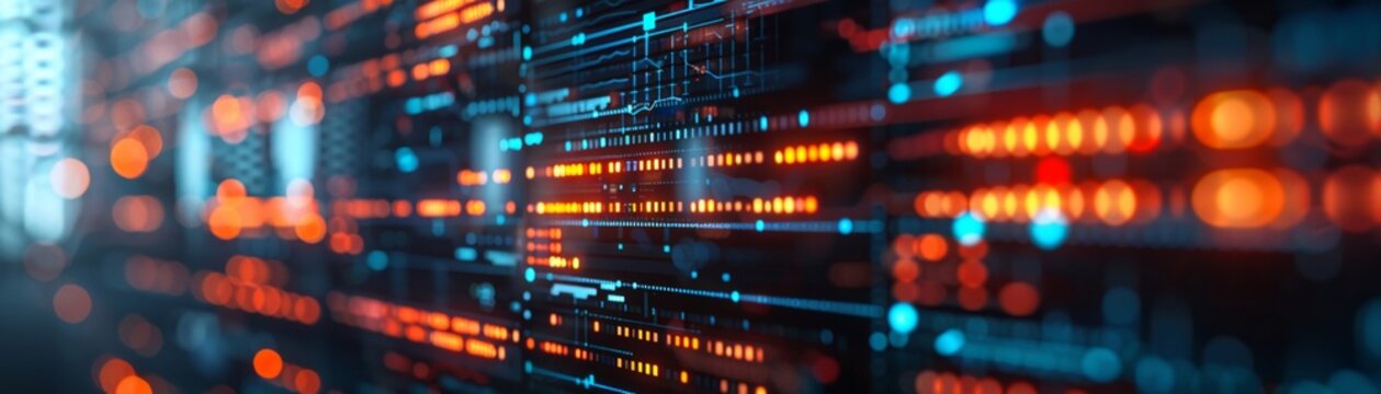 Coding with a stock exchange twist sci-fi color scheme