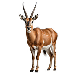 antelope isolated transparent background PNG. ai generated