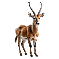 antelope isolated transparent background PNG. ai generated
