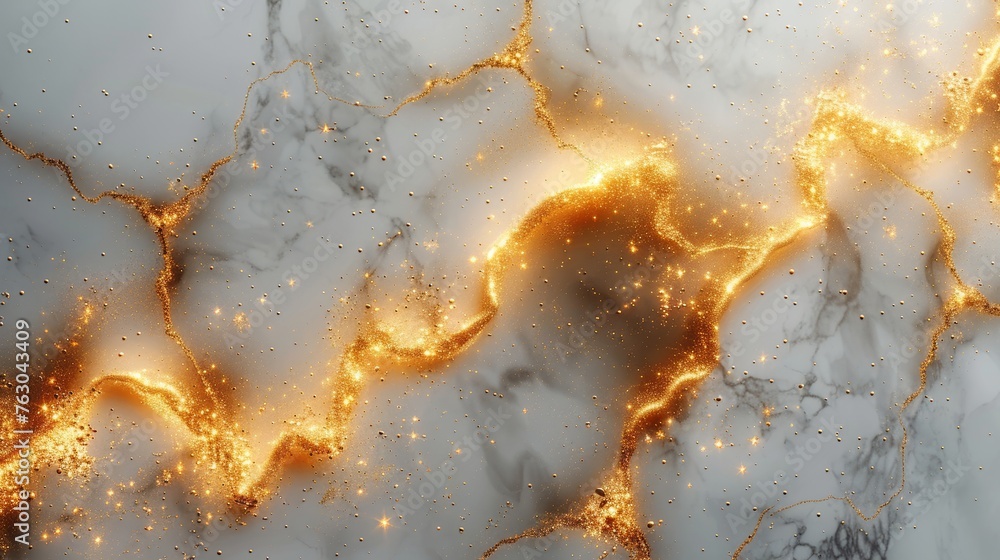 Poster a high-resolution modern image of a gold marble texture pattern