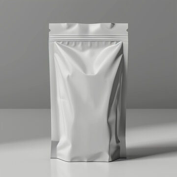 White paper or plastic shopping bags, perfect for packaging food, gifts, or retail items