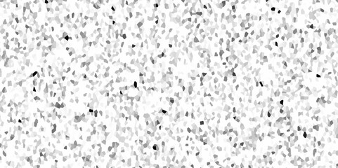 Abstract design with white and block paper texture background and terrazzo flooring texture. Quartz surface white for bathroom or kitchen countertop.