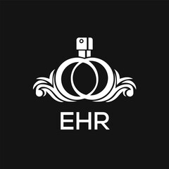 Obraz premium EHR Letter logo design template vector. EHR Business abstract connection vector logo. EHR icon circle logotype. 