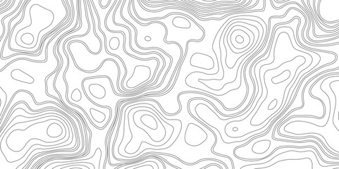 The stylized height of the topographic contour in lines and contours. Topographic map background concept with space for your copy. Vector abstract illustration. Geography concept.