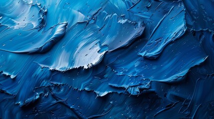 Painter's blue background