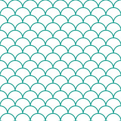 Green fish scales pattern. fish scales pattern. fish scales seamless pattern. Decorative elements, clothing, paper wrapping, bathroom tiles, wall tiles, backdrop, background.