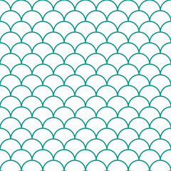 Green fish scales pattern. fish scales pattern. fish scales seamless pattern. Decorative elements, clothing, paper wrapping, bathroom tiles, wall tiles, backdrop, background.