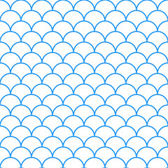 Blue fish scales pattern. fish scales pattern. fish scales seamless pattern. Decorative elements, clothing, paper wrapping, bathroom tiles, wall tiles, backdrop, background.