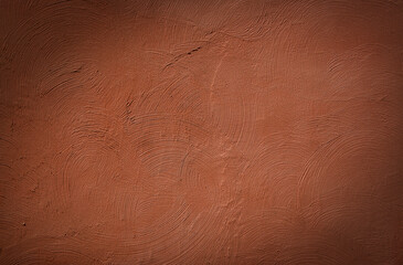 Cement Red plaster wall have rough surface concrete. For texture background images