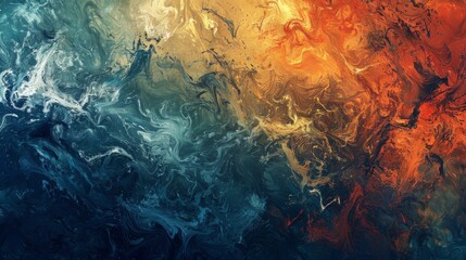 Abstract texture panorama background as wallpaper, digital art - obrazy, fototapety, plakaty