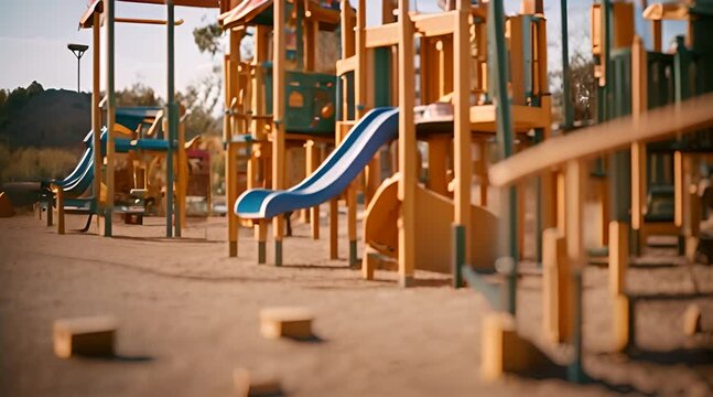 A Sunny Afternoon at the Local Playground