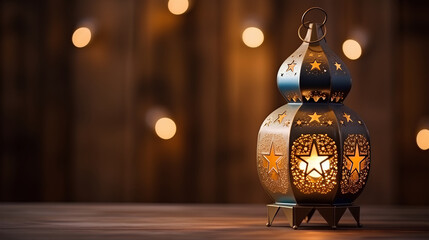 islamic ramadan background, eid al fitri, iftar, eid al adha, beautiful mosque and lantern background. camel in the middle of the desert with mosque