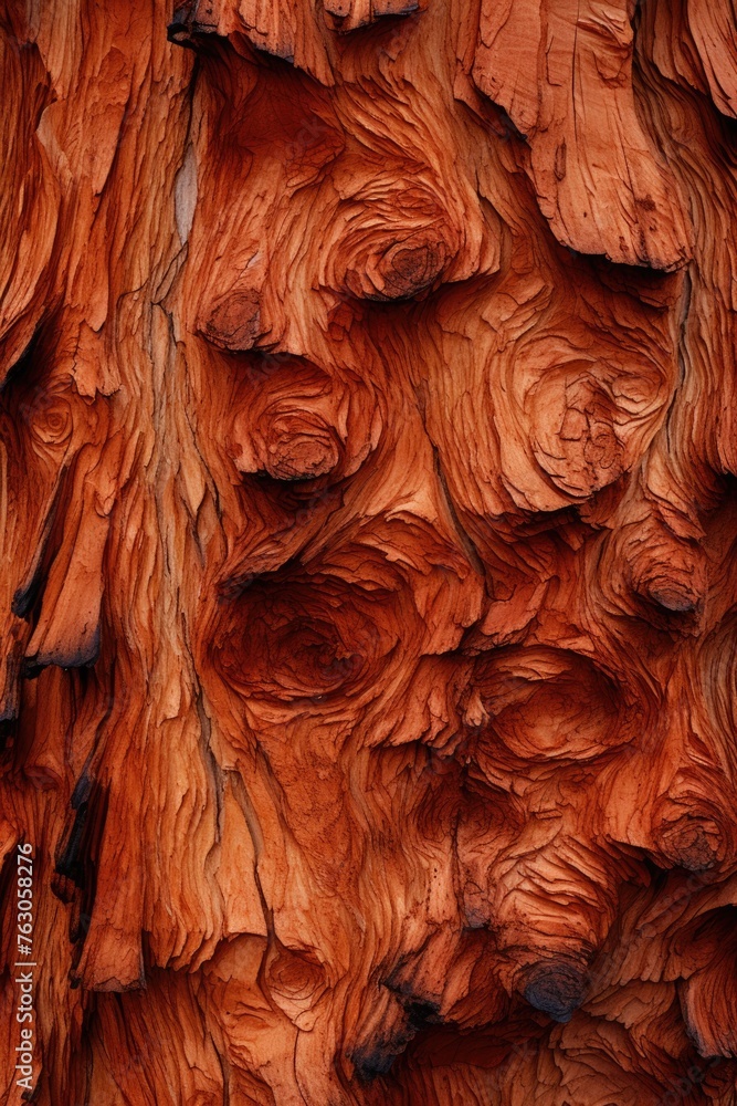 Poster detailed view of a tree trunk, suitable for nature themes