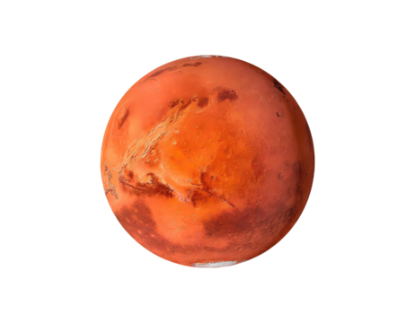 Close-Up of Planet Mars