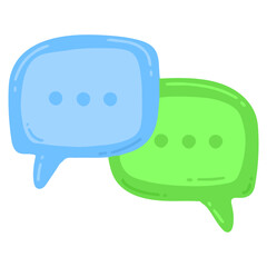 illustration of a speech bubble