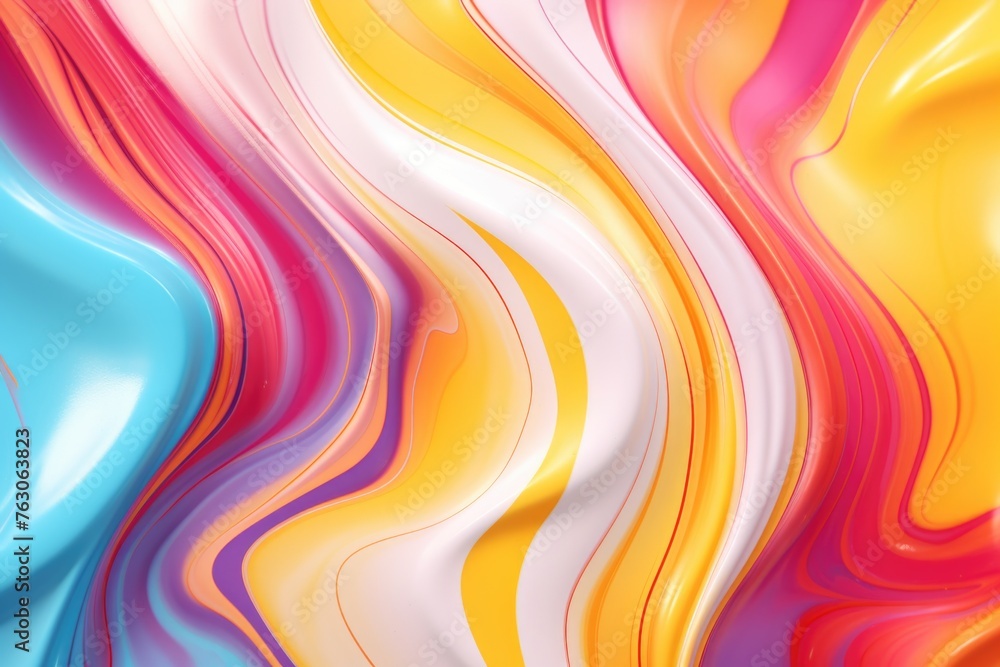 Aufkleber multicolored background with wavy lines, perfect for graphic design projects