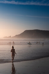 Fototapeta premium Morning view on a Surf beach