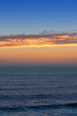 Sunrise on the sea