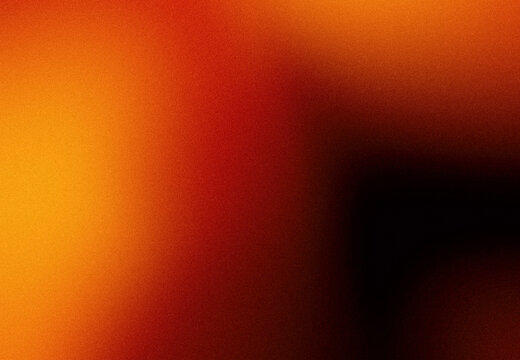 Noisy grainy Dark black red orange light leak effect for design. Photo overlay.