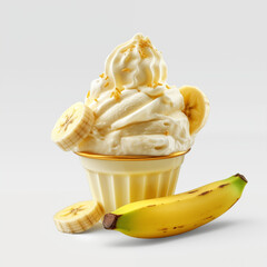 vanilla cream With banana