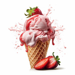 strawberry ice cream