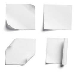 paper message note reminder adhesive sticker blank background white empty sticky tag sign office - 763072439