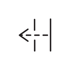 edit overfolw text line icon