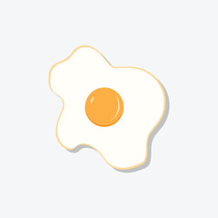  Fried egg top view. Scrambled eggs isolated from white background. Cooked chicken eggs for breakfast 3 2 2