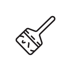 paint brush edit line icon